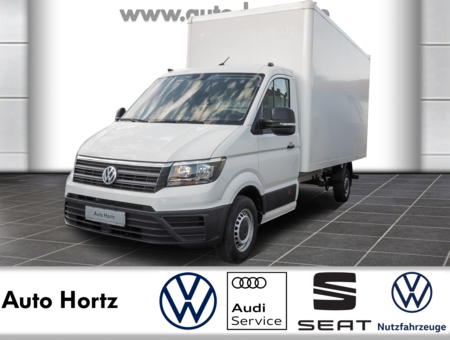 Crafter 35 2.0 TDI Kofferaufbau mit Laderampe, lang Navi