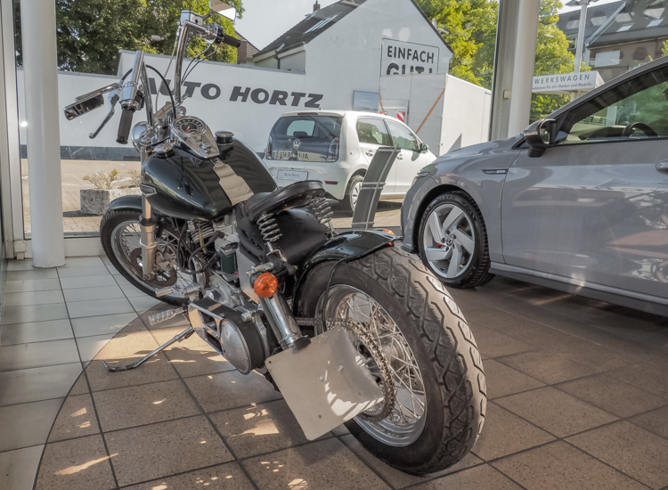 Shovelhead Baujahr 1981 Leder