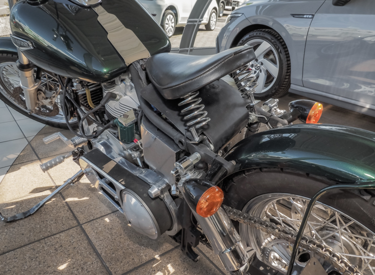 Shovelhead Baujahr 1981 Leder