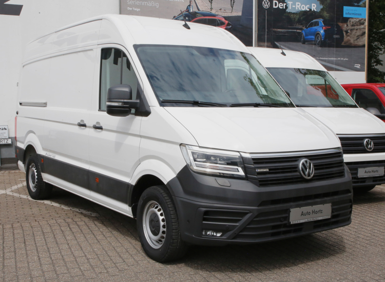 E- Crafter 35 Kasten Hochdach,Navi,Klimaautomatik, Motor: EM85 100 kW Getriebe: Frontantrieb 1-Gang-Automatik Radstand: 3640 mm