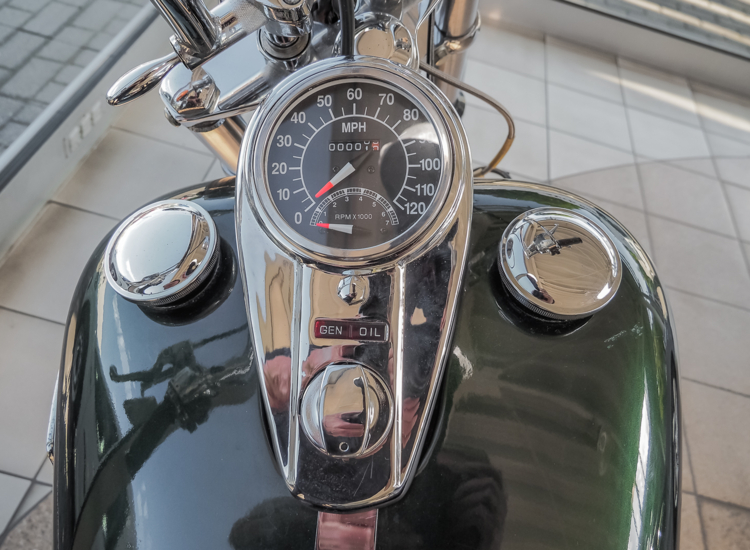 Shovelhead Baujahr 1981 Leder